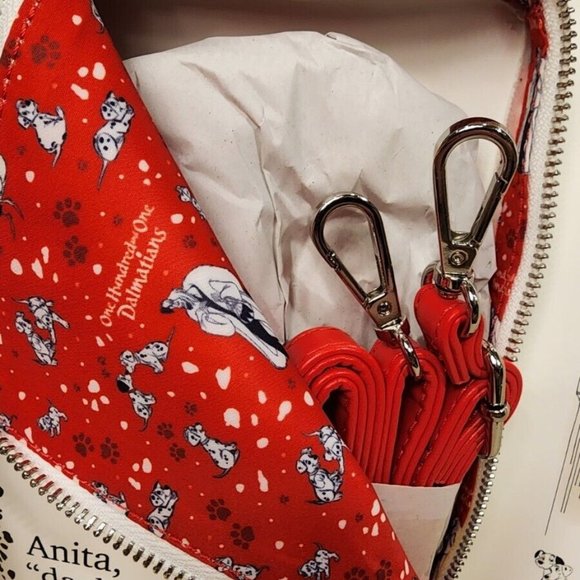 Loungefly Disney 101 Dalmatians Story Book Convertable Backpack Crossbody Bag main image 11